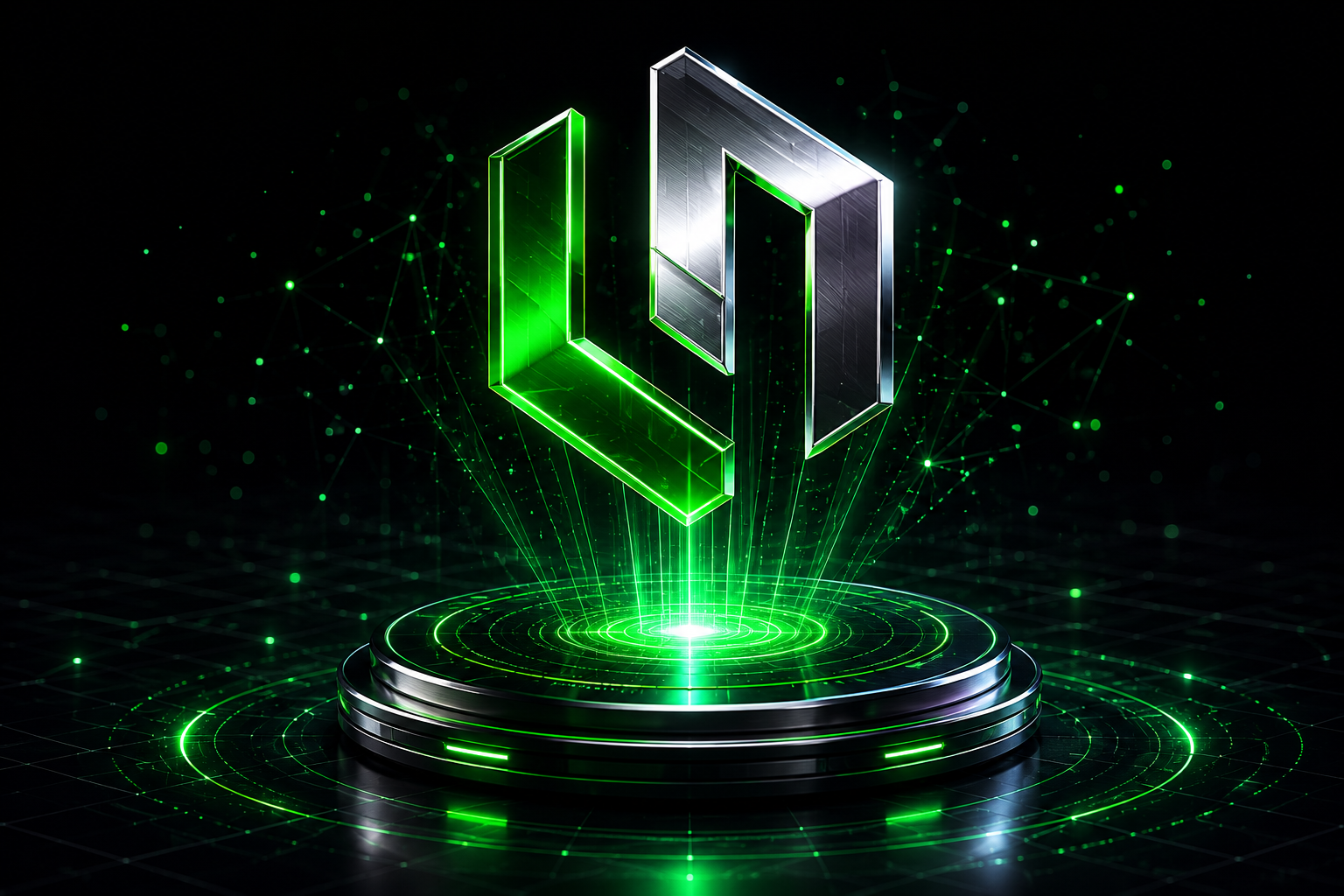 LiftNode hologram podium